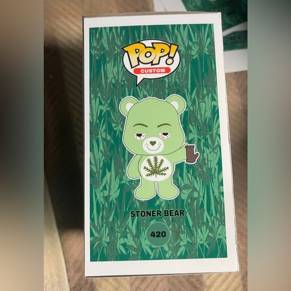 Funko Pop! Custom Stoner Bear Don’t Care Bears - Picture 2 of 5